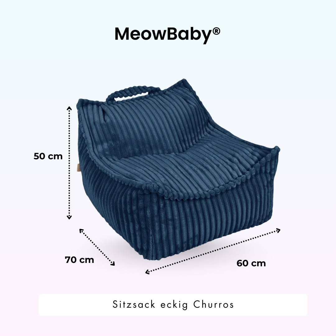 Children's square Churros bean bag