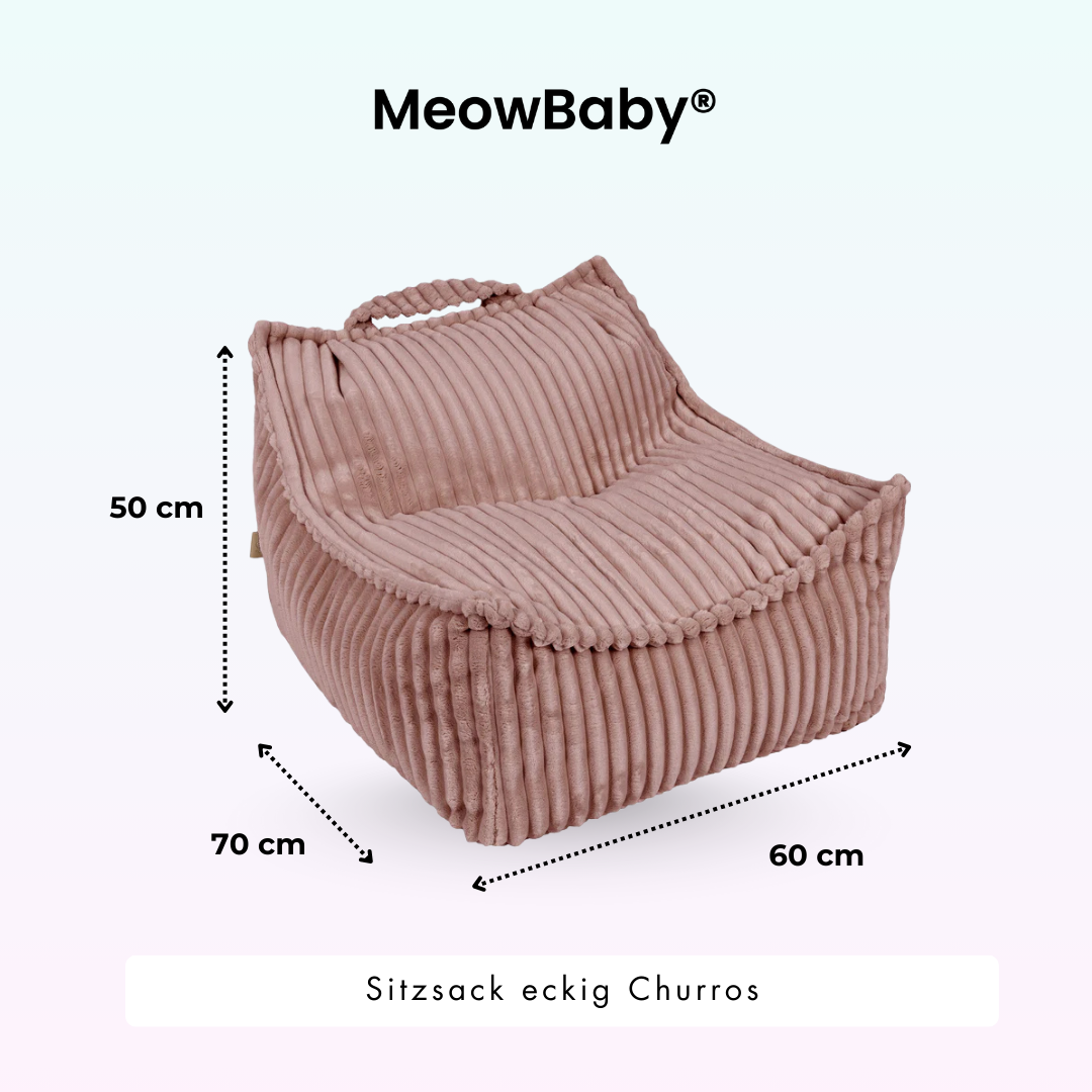Children's square Churros bean bag