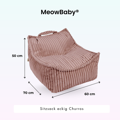 Children's square Churros bean bag