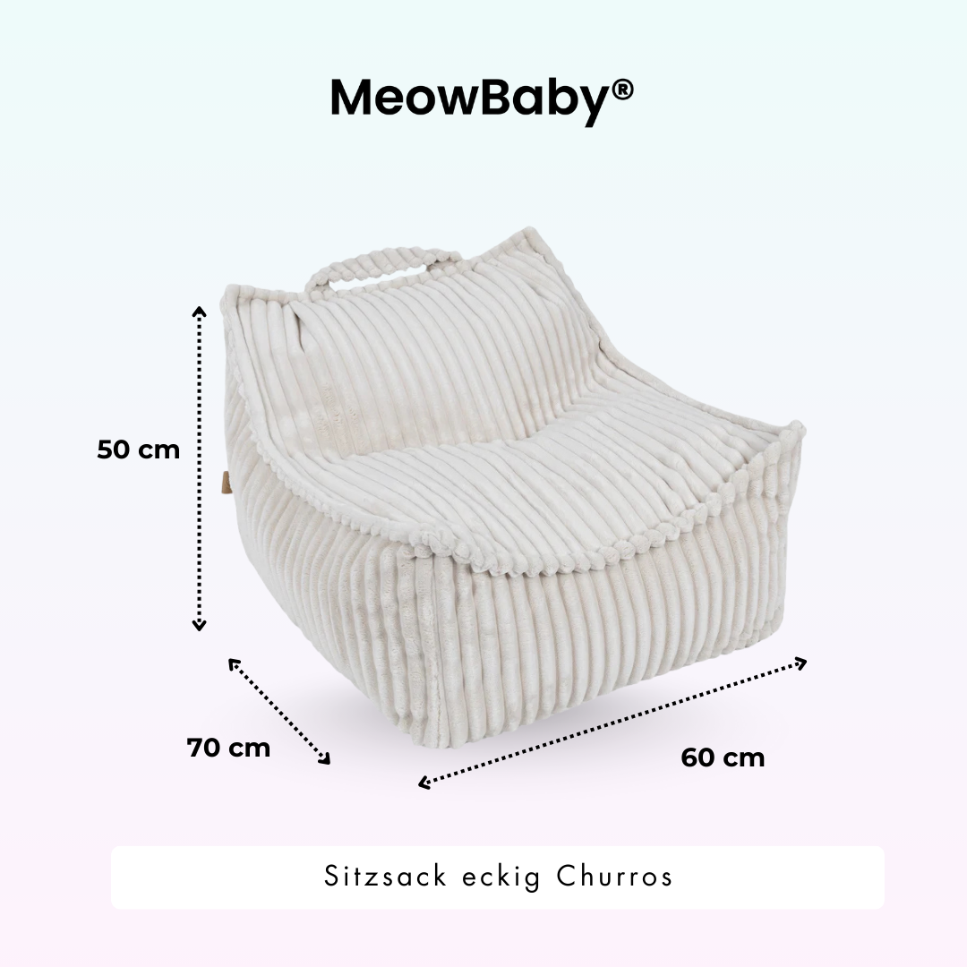 Children's square Churros bean bag
