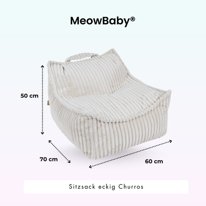 Children's square Churros bean bag