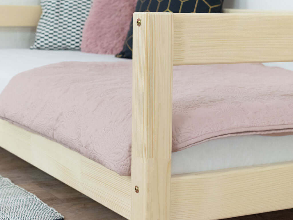 Einzelbett KÄTHE aus Holz im Detail