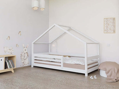 Hausbett EMMI in Weiß mit Rausfallschutz