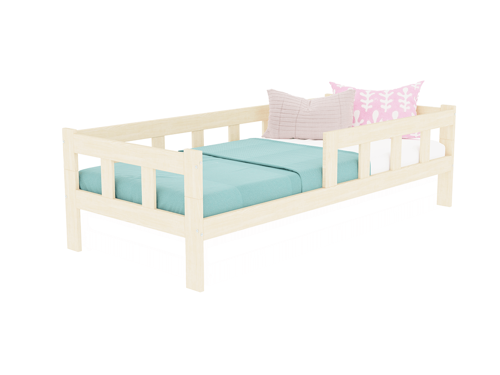 Kinderbett PAULINE mit Rausfallschutz aus Holz