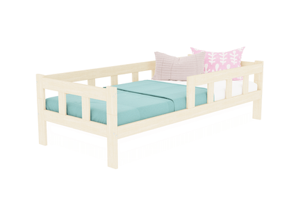 Kinderbett PAULINE mit Rausfallschutz aus Holz