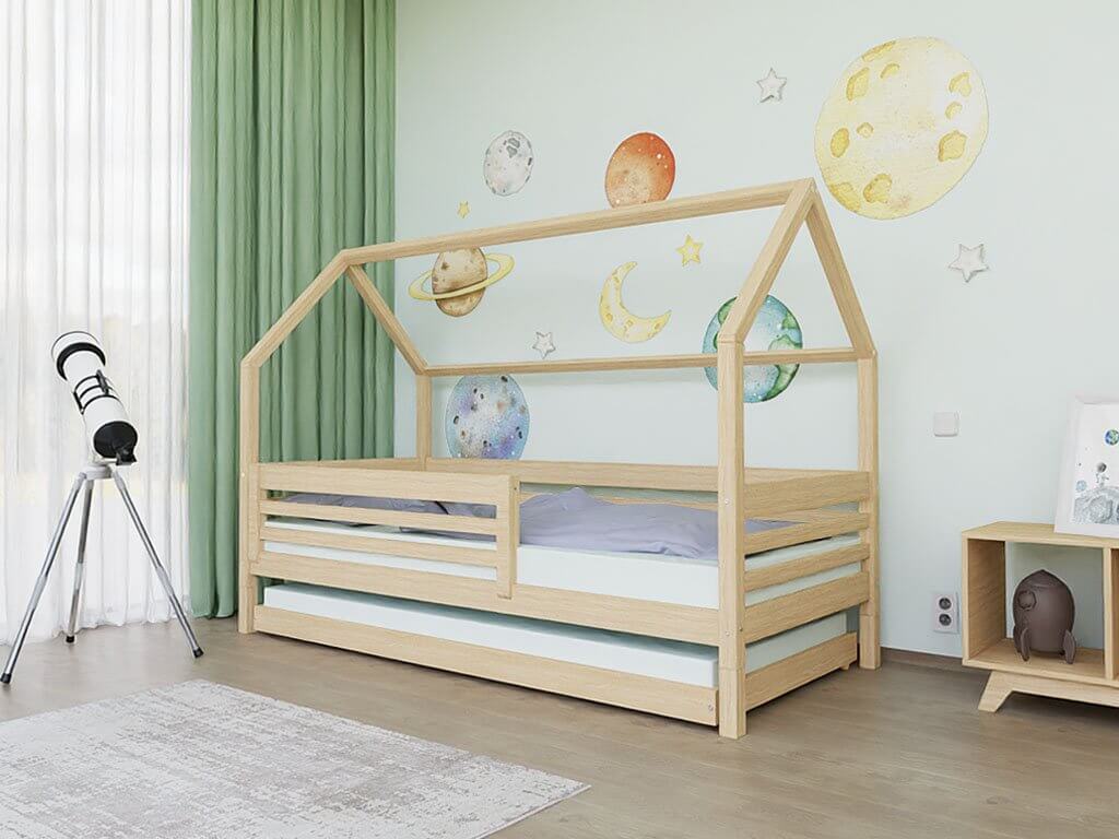 Hausbett LOTTA mit zusätzlichem Zusatzbett