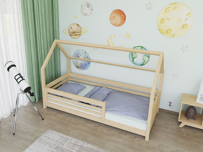 Naturfarbenes Hausbett LOTTA für Kinder