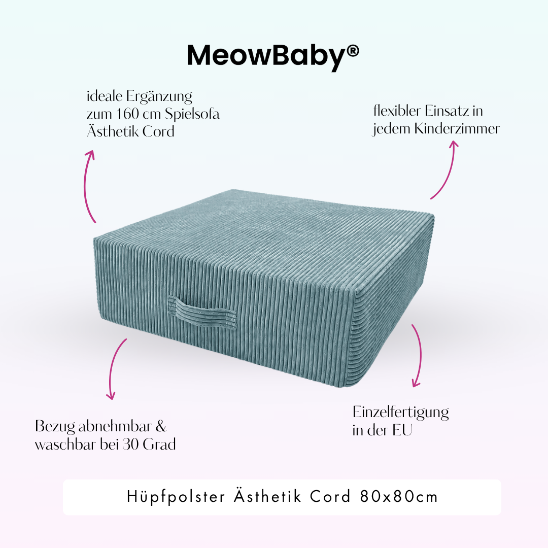 Hüpfpolster Ästhetik - 80x80cm