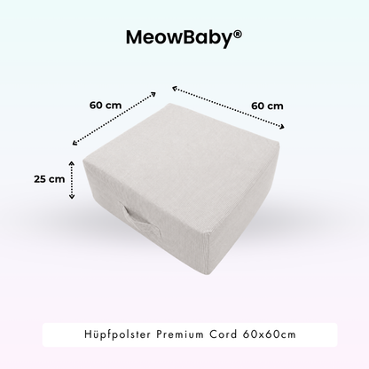 Hüpfpolster Premium Cord - 60x60cm