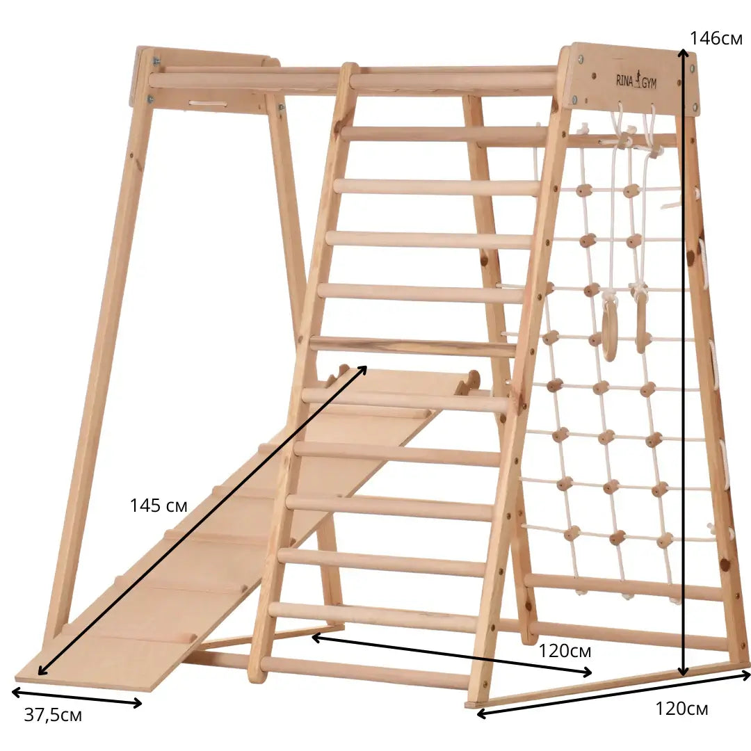 Kids CLASSIC Indoor-Spielplatz mit vielseitigen Kletterelementen