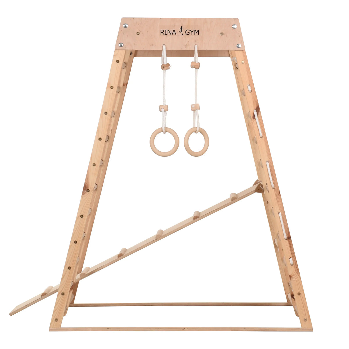 Kids Playtime Naturholz-Kletterecke mit Rutsche