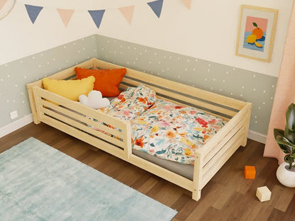 Holz Kinderbett TULLY in Natur im Kinderzimmer