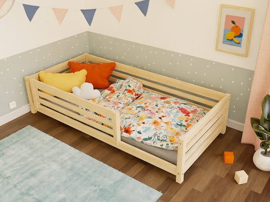 Holz Kinderbett TULLY in Natur im Kinderzimmer