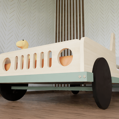Holz Kinderbett SAFARI für kleine Abenteurer