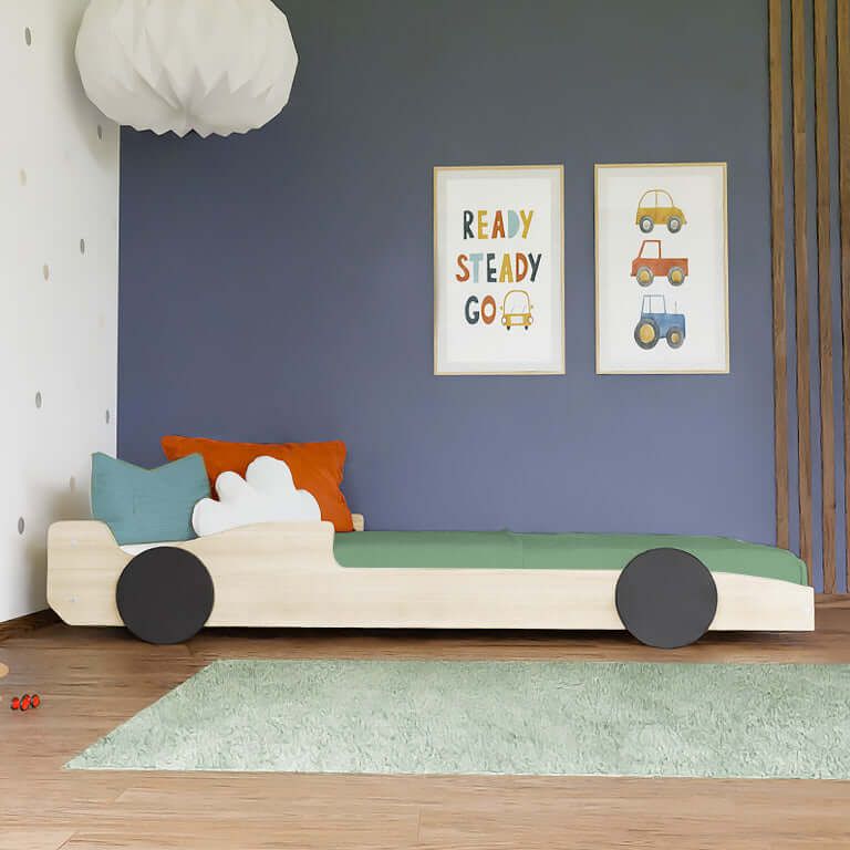 Rennwagen-Kinderbett SPEEDO aus Holz