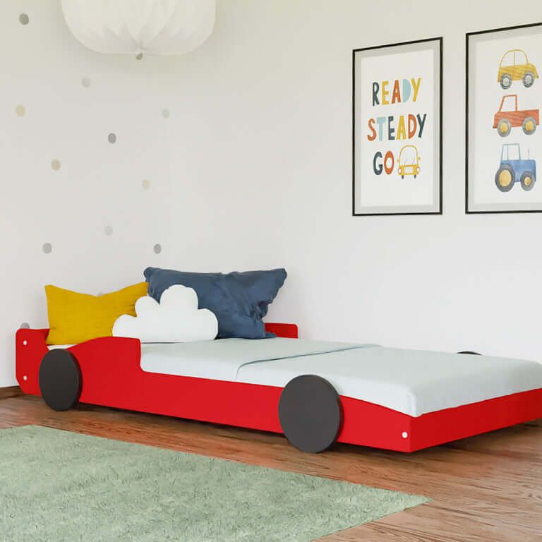 Holz Kinderbett SPEEDO im Auto-Look