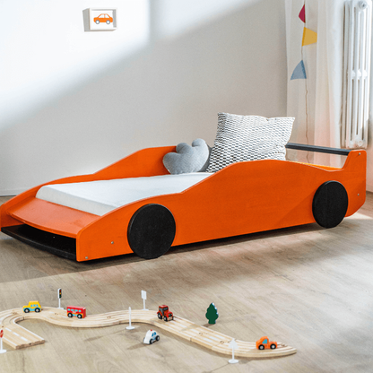 Auto-Kinderbett WINNER aus Holz im Detail
