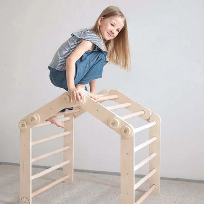 Klettergerüst M aus stabilem Birkenholz für Kinder