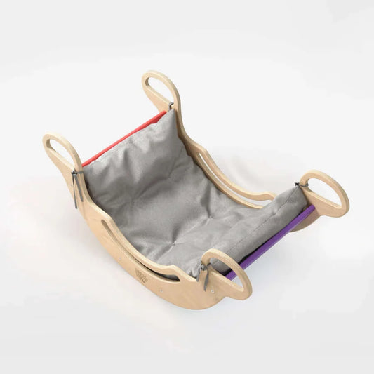 Matratze und Kissen für den Kletterbogen in Grau von Busykids