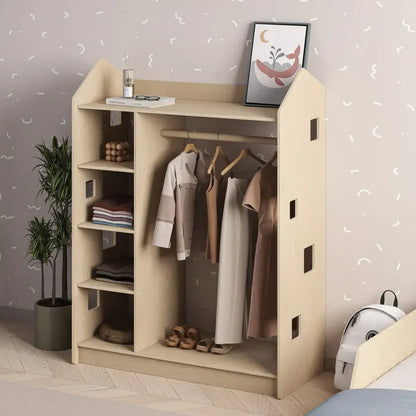 Kleiderschrank für Kinder aus Holz von Busykids