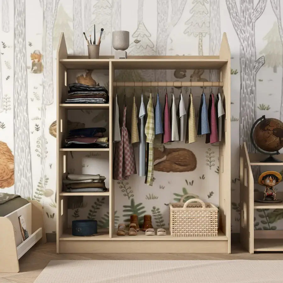 Kleiderschrank für Kinder im Detail
