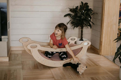 Kletterbogen, Schwingbogen und Wippe von Joy of Nature aus Holz