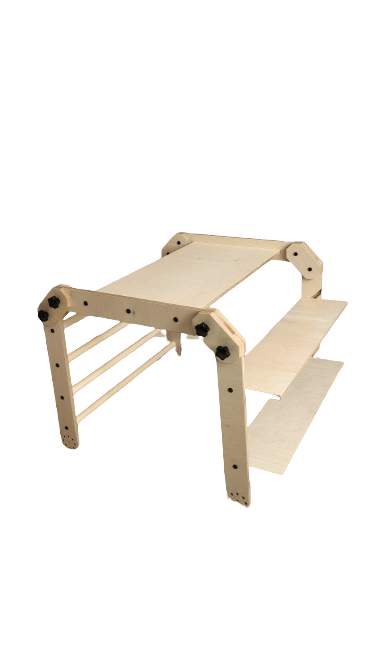 Klettertisch NABU mit Kletterrampe und Maltisch für kreatives Spiel