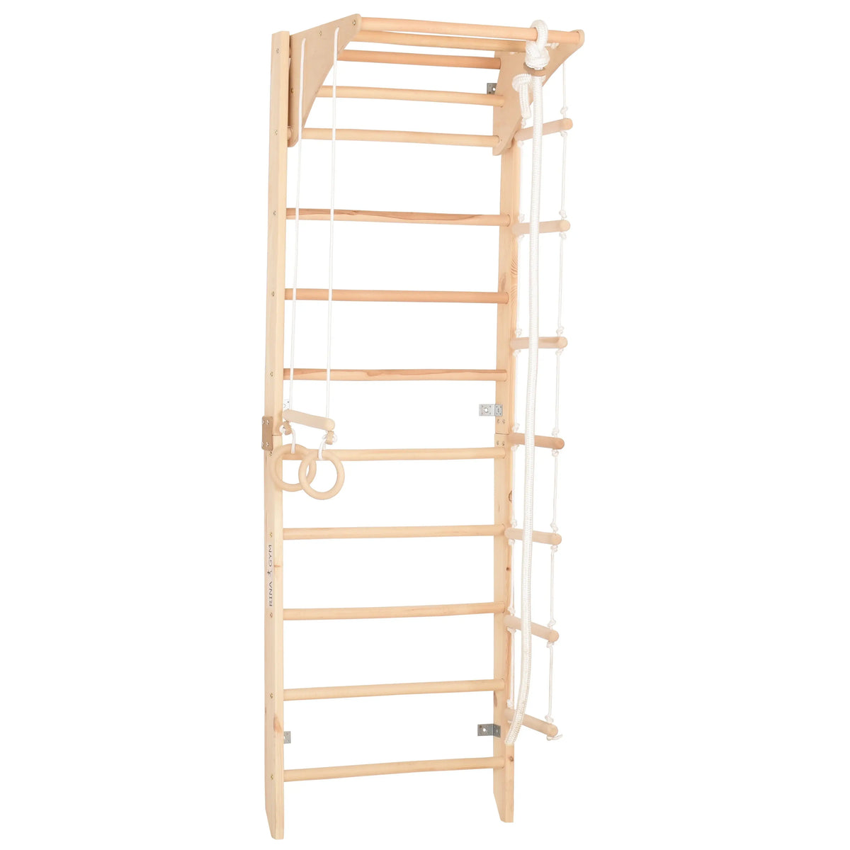 Kletterwand LARA in Natur als Sprossenwand aus Holz