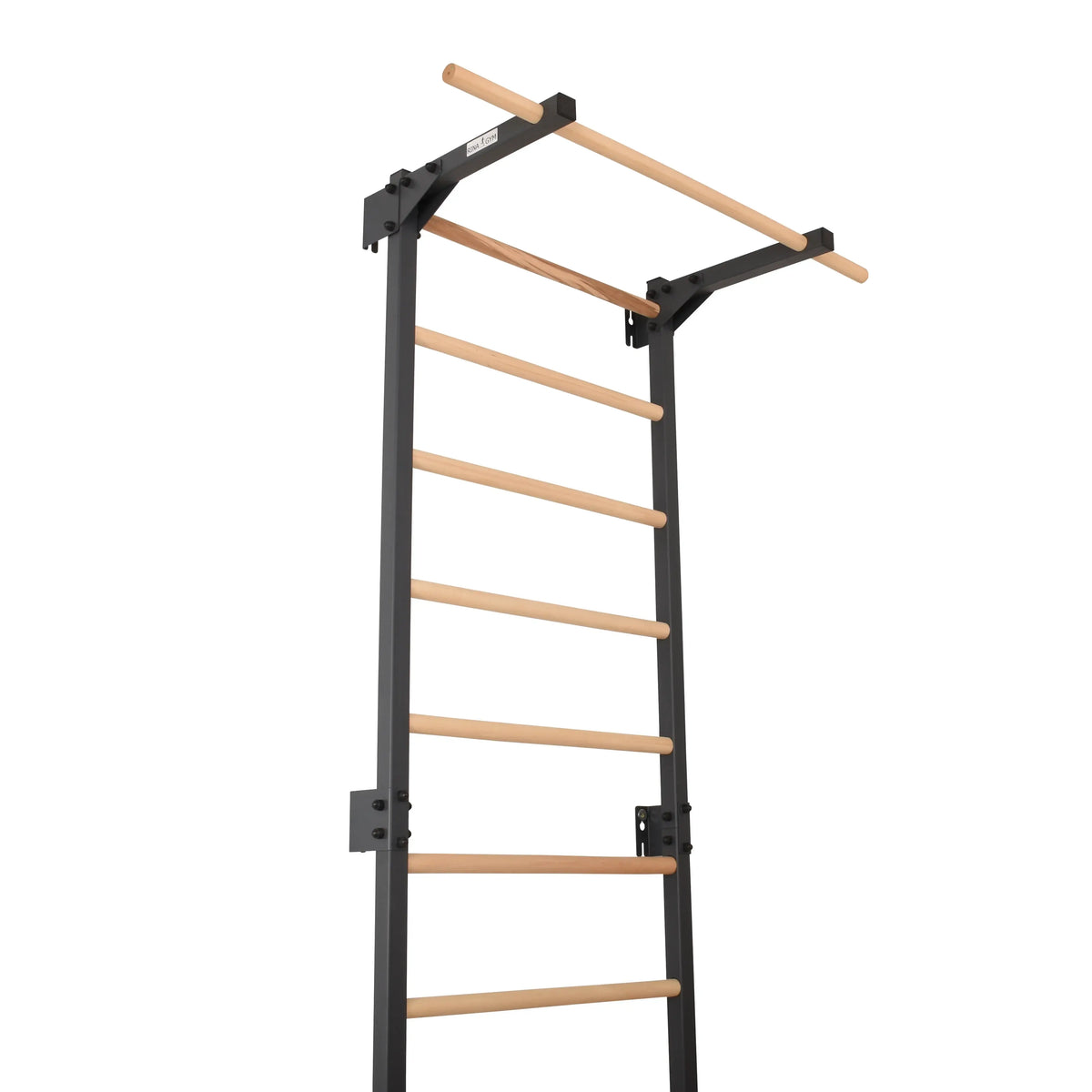 Kletterwand aus Metall mit Klimmzug und Sprossen für Kinder