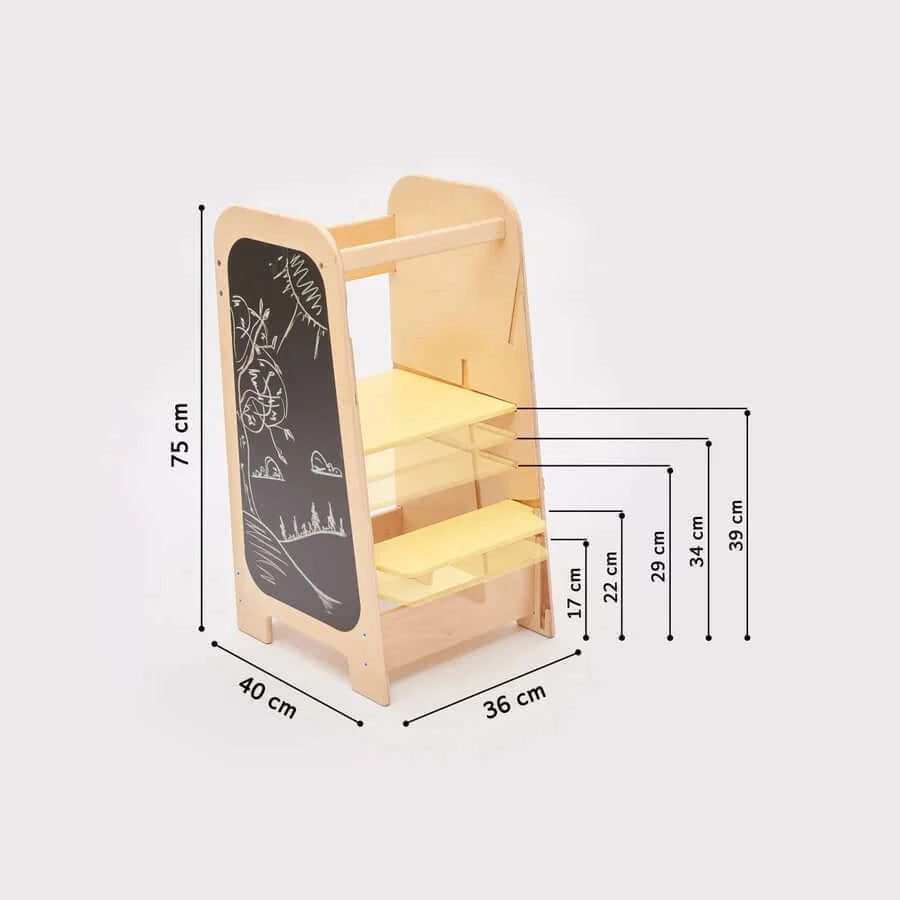 Wachsender Lernturm 5-in-1 aus Holz von Busykids