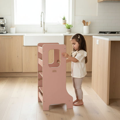 Lernturm SLIM in Rosa für Kinder