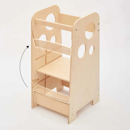 Mitwachsender Lernturm Leni von Busykids im Detail