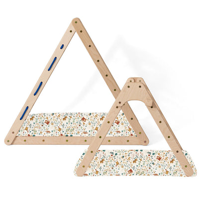 Cushion for climbing triangle, various designs