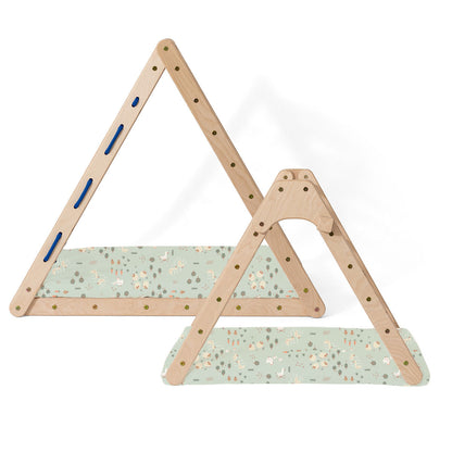 Cushion for climbing triangle, various designs