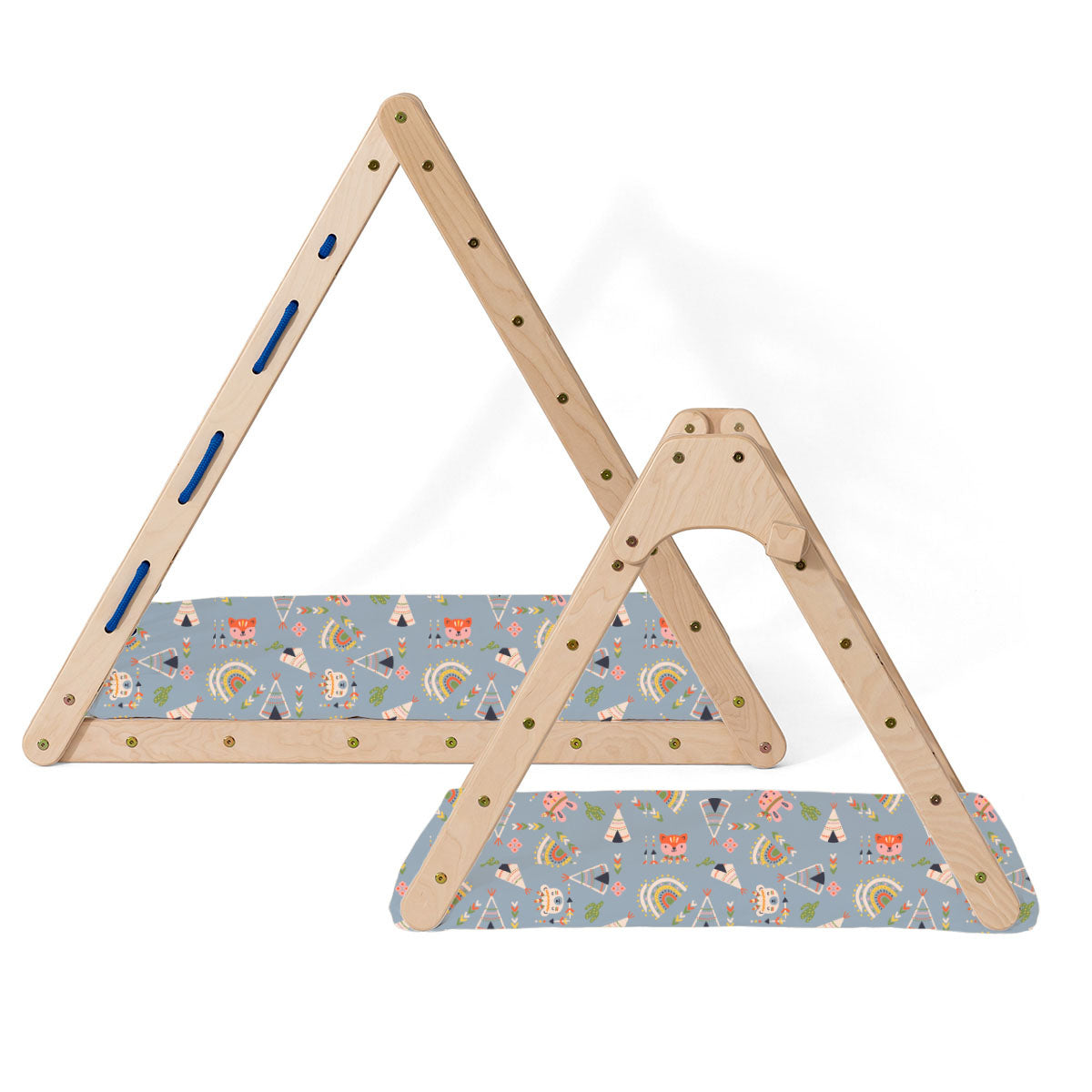 Cushion for climbing triangle, various designs
