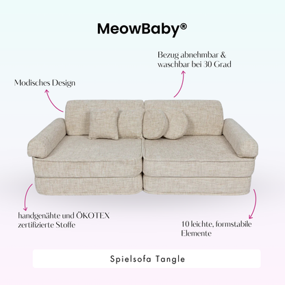 Tangle Play Sofa - Cozy Chenille Edition