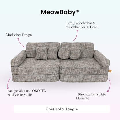 Tangle Play Sofa - Cozy Chenille Edition