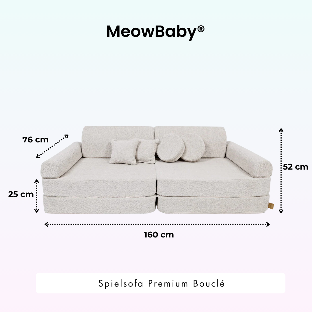 Spielsofa Premium Bouclé