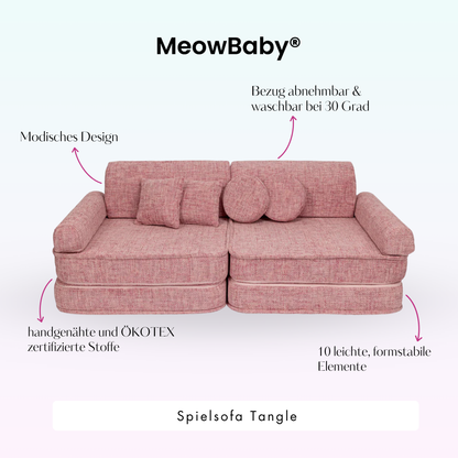 Tangle Play Sofa - Cozy Chenille Edition