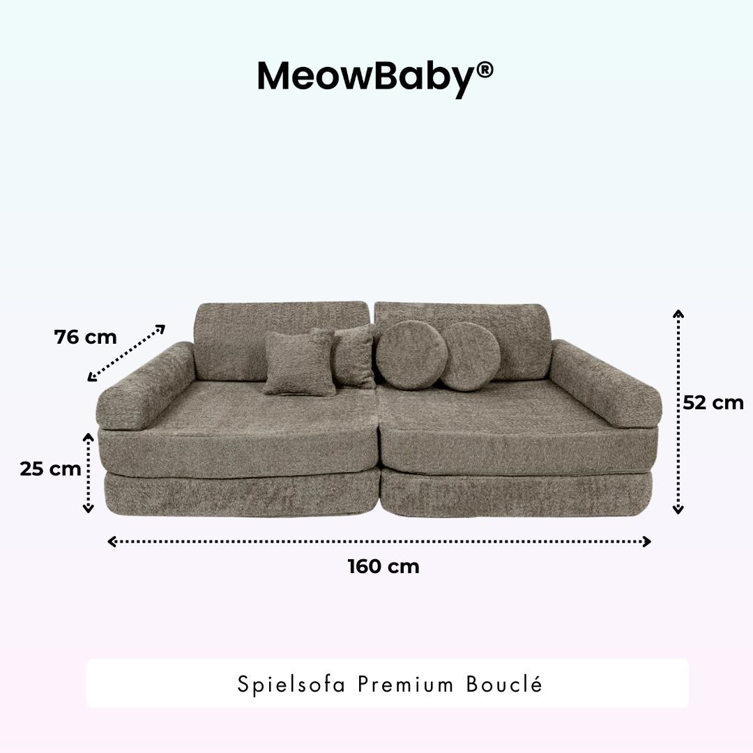 Spielsofa Premium Bouclé