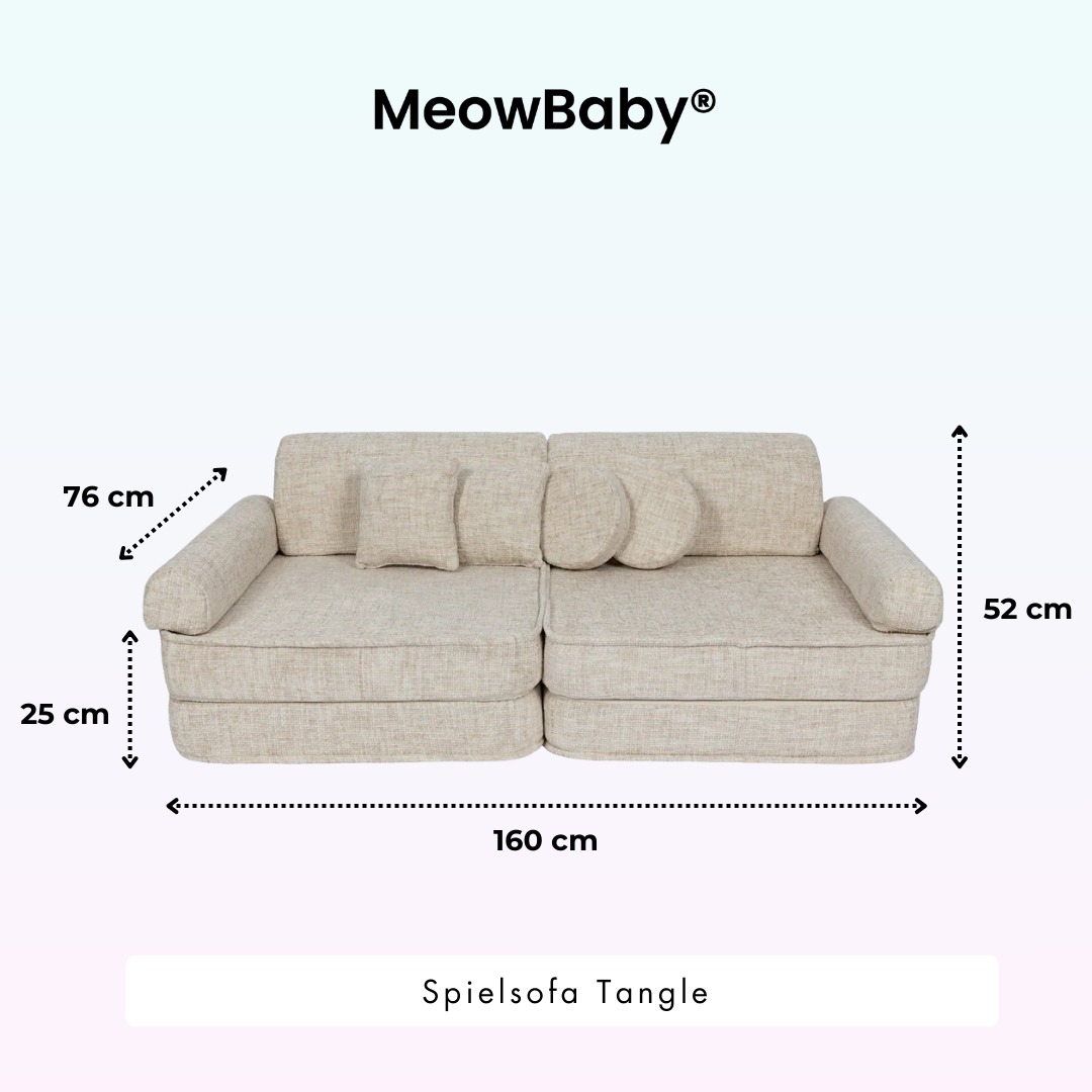 Tangle Play Sofa - Cozy Chenille Edition