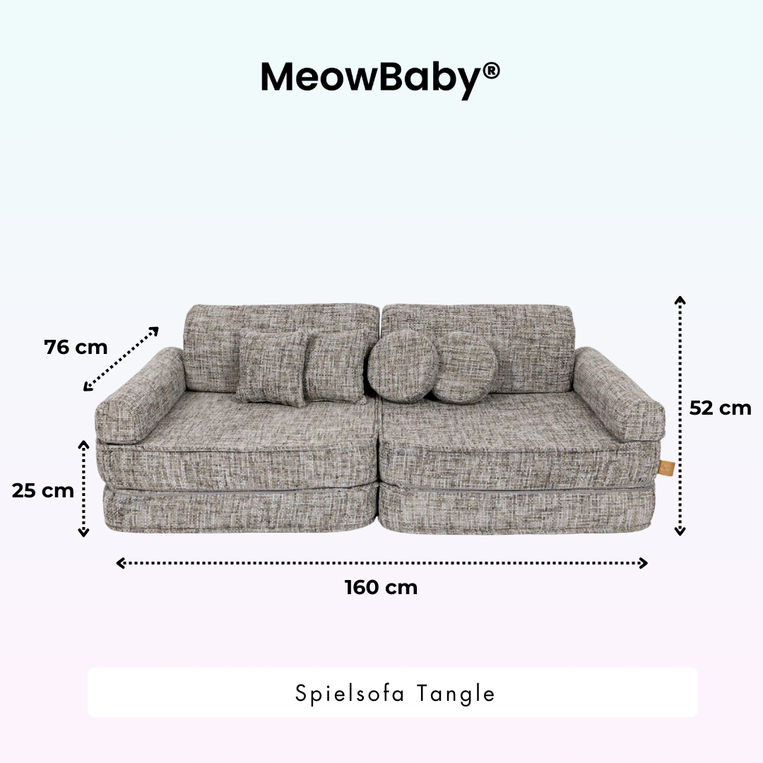 Tangle Play Sofa - Cozy Chenille Edition