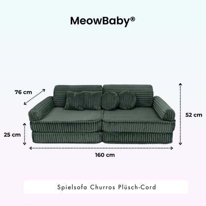 Churros Play Sofa - Plush Cord Edition