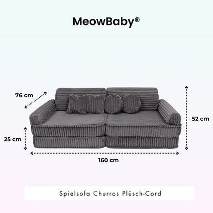 Churros Play Sofa - Plush Cord Edition