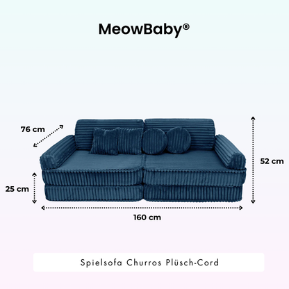 Churros Play Sofa - Plush Cord Edition