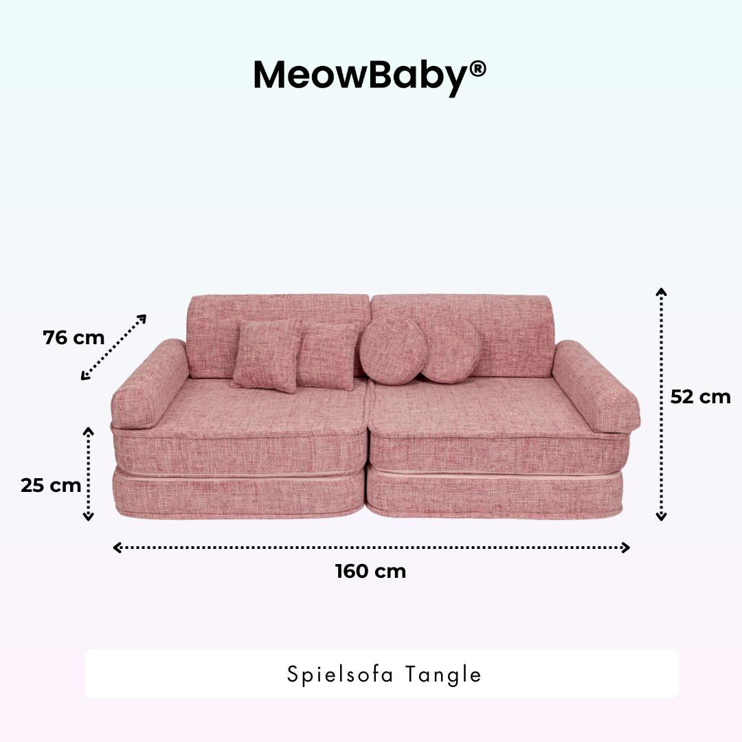 Tangle Play Sofa - Cozy Chenille Edition