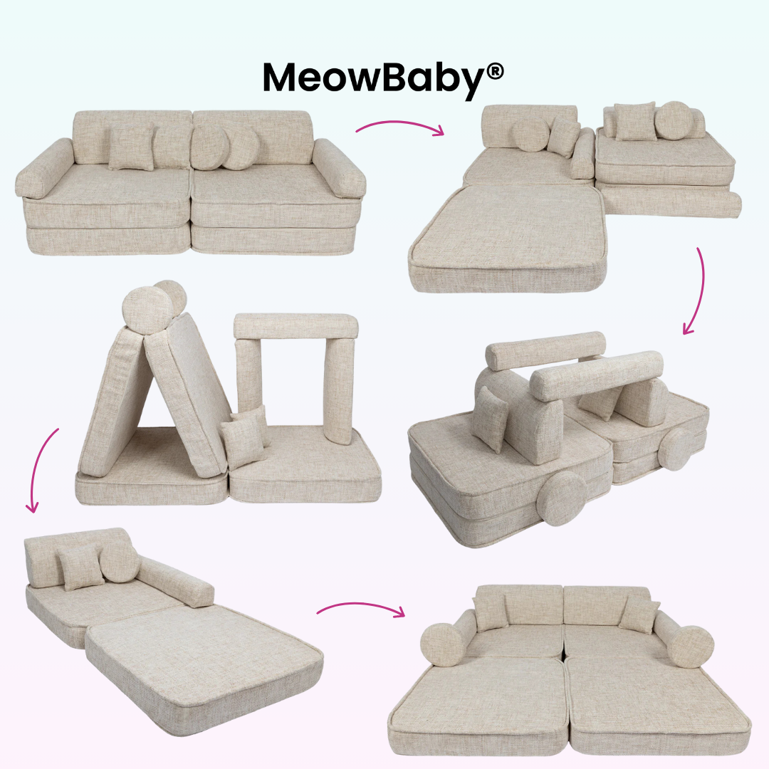 Tangle Play Sofa - Cozy Chenille Edition