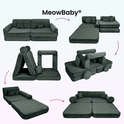 Churros Play Sofa - Plush Cord Edition