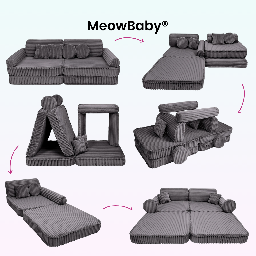 Churros Play Sofa - Plush Cord Edition