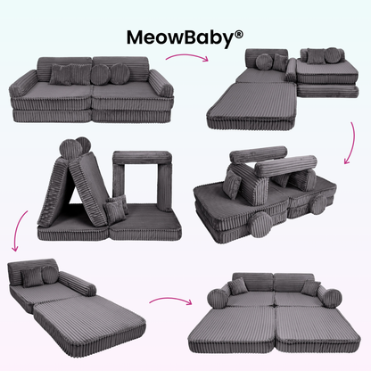 Churros Play Sofa - Plush Cord Edition